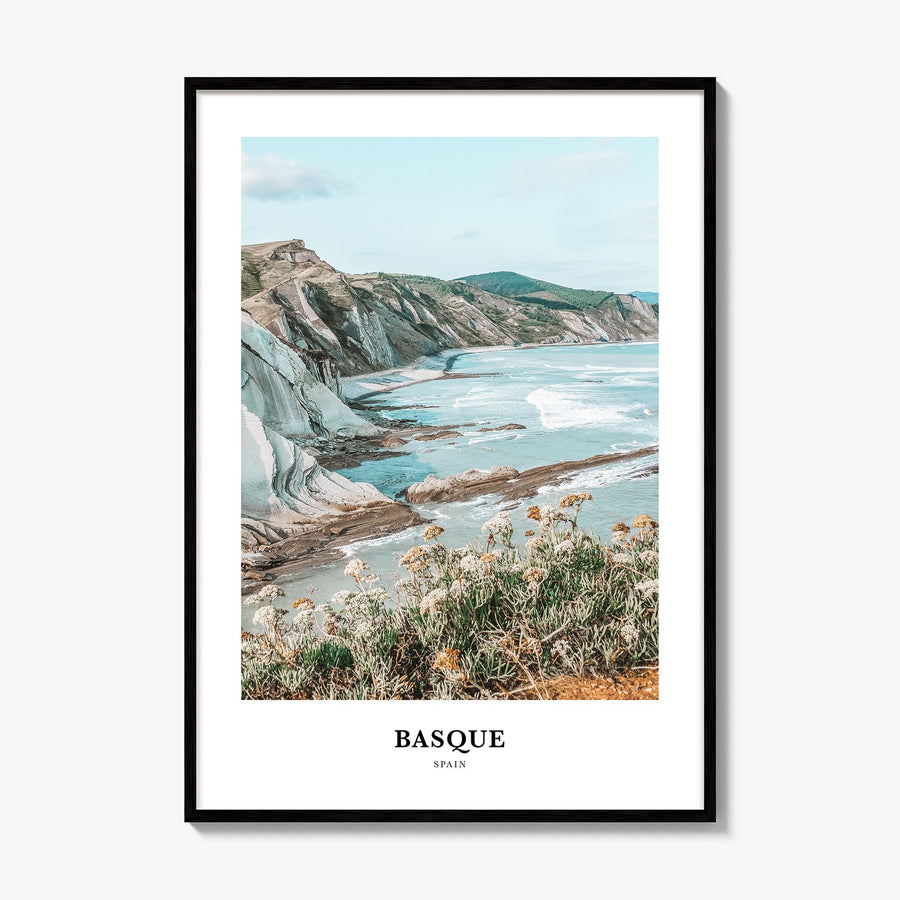 Basque Country Classic No 1 Poster, framed poster mockup