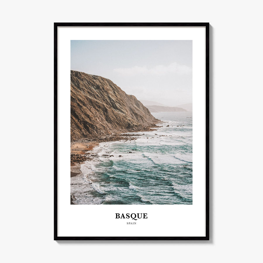 Basque Country Classic No 2 Poster, framed poster mockup