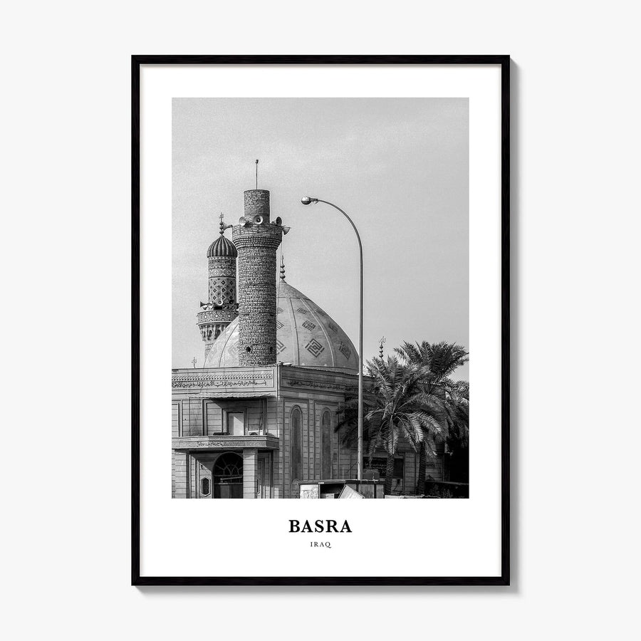 Basra Classic Poster, framed poster mockup