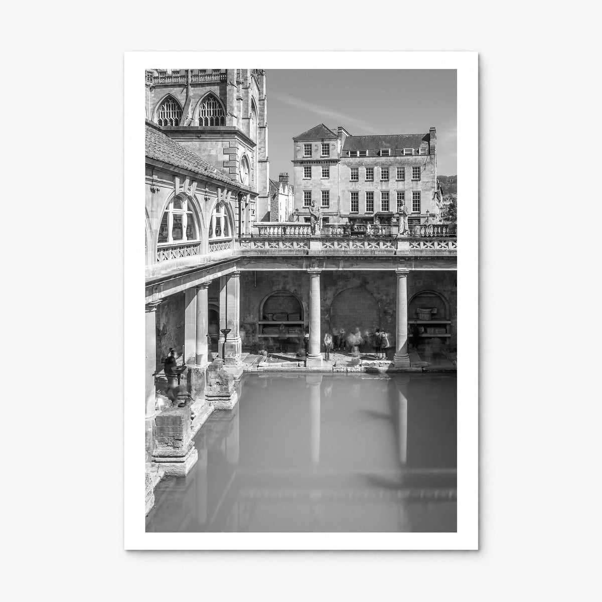 Bath Photo Poster, print only (unframed), white border