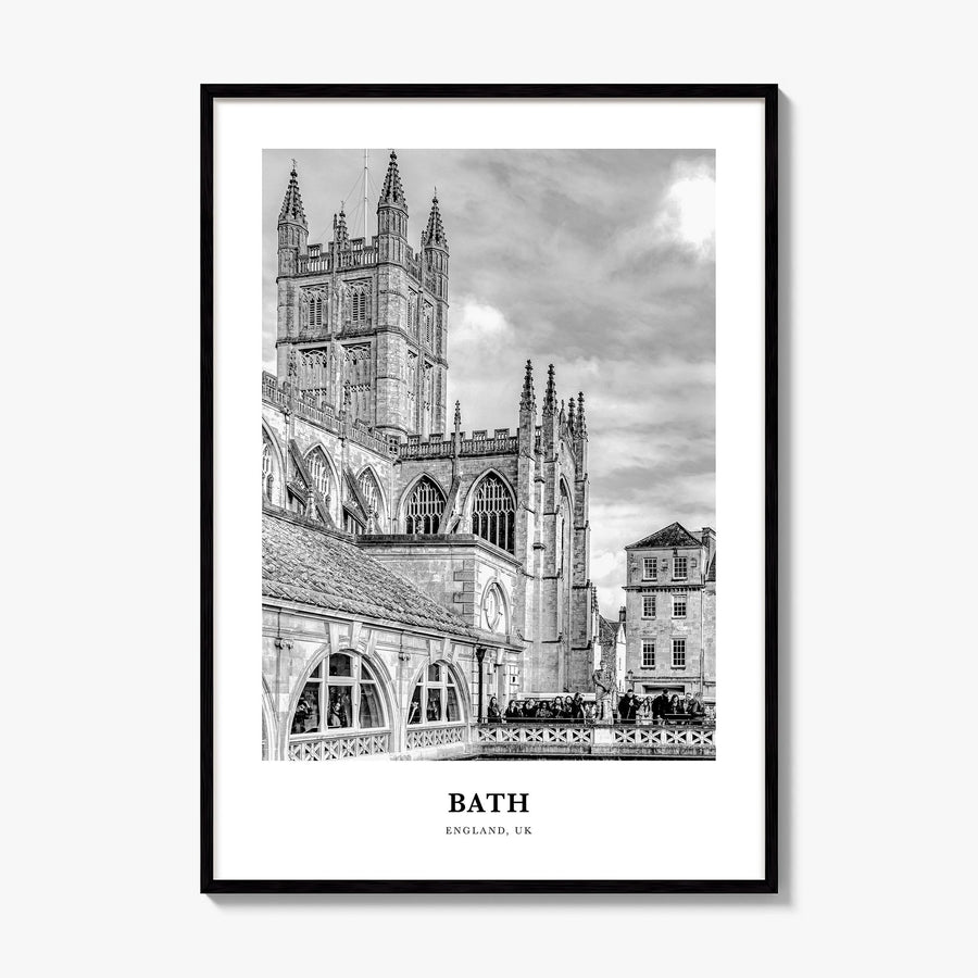 Bath Classic Poster, framed poster mockup