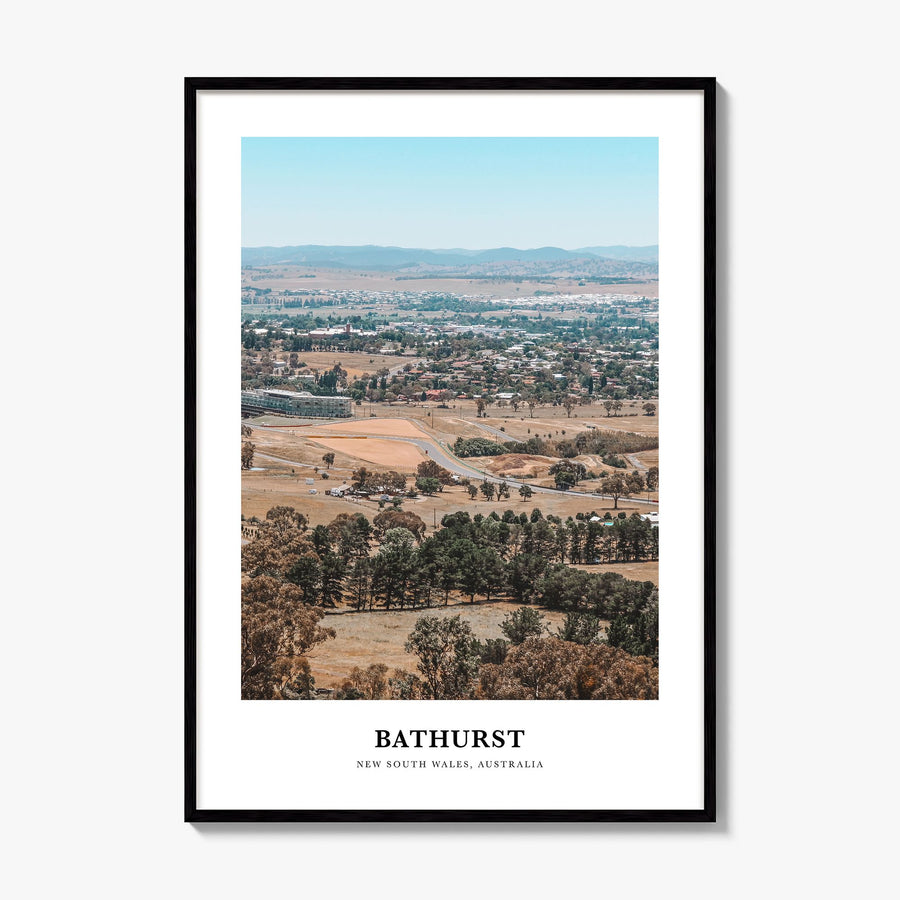 Bathurst Classic Poster, framed poster mockup
