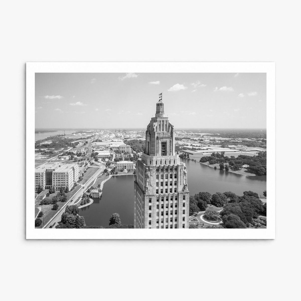 Baton Rouge Photo Poster, print only (unframed), white border