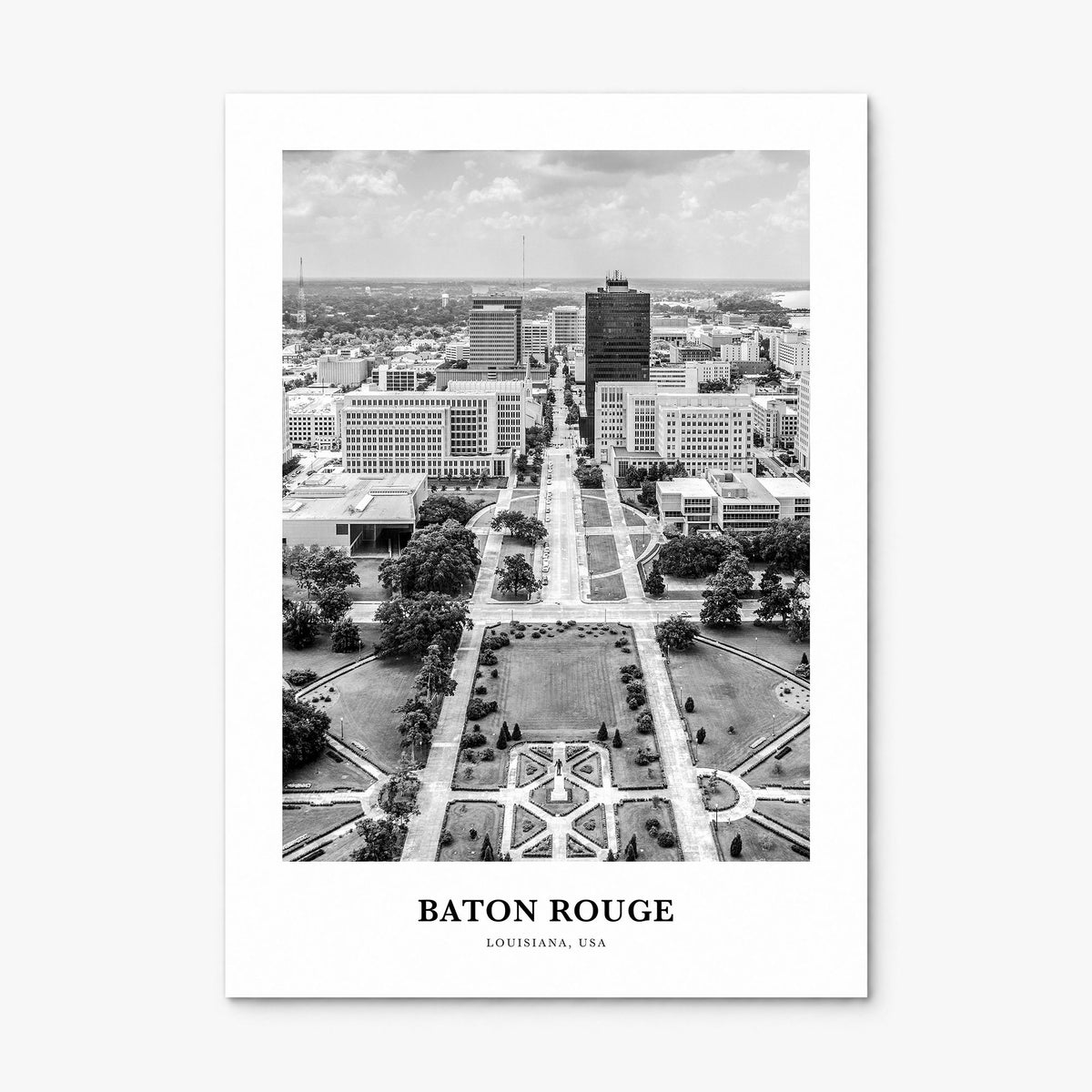 Baton Rouge Classic Poster, print only (unframed)