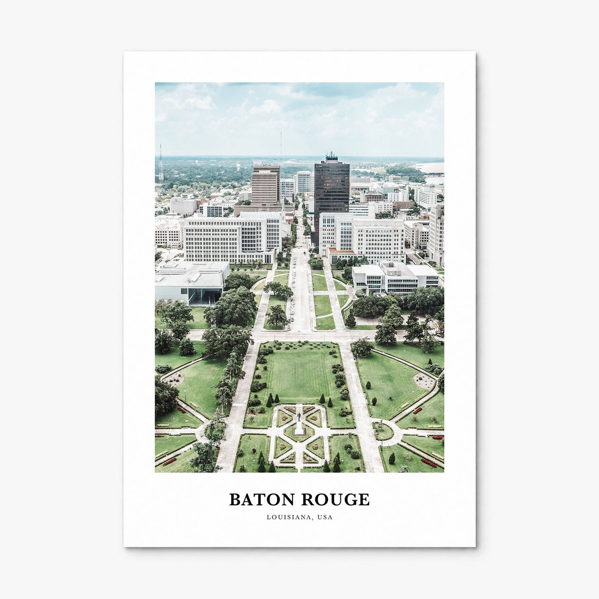 Baton Rouge Classic Poster, print only (unframed)