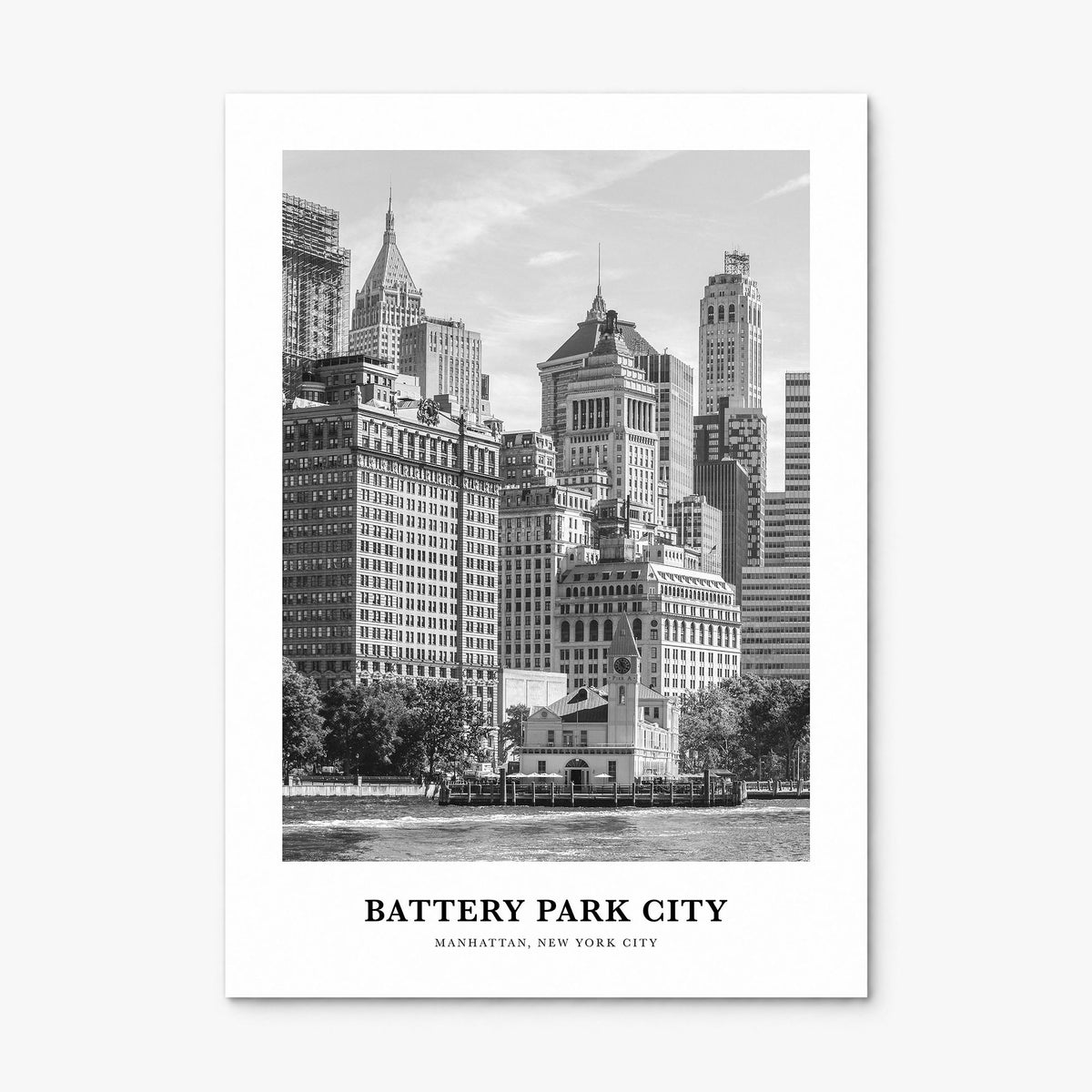 Battery Park City Classic Poster, print only (unframed)