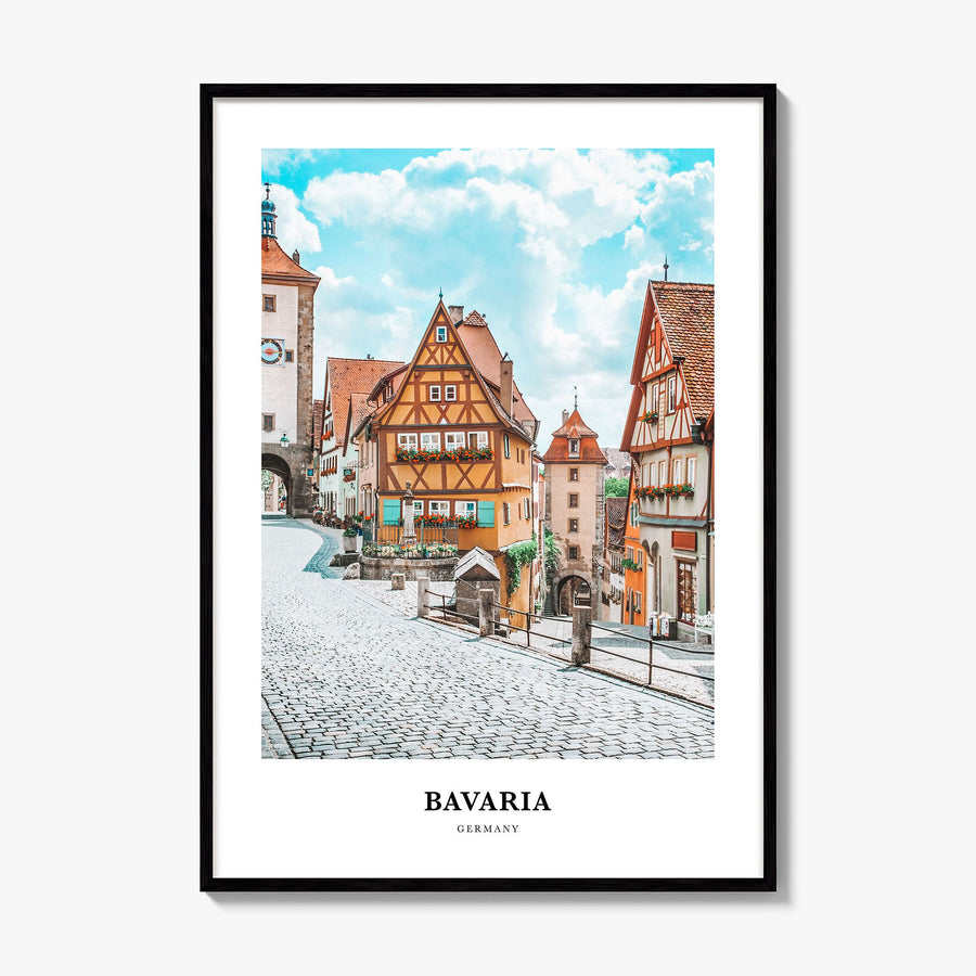 Bavaria Classic Poster, framed poster mockup