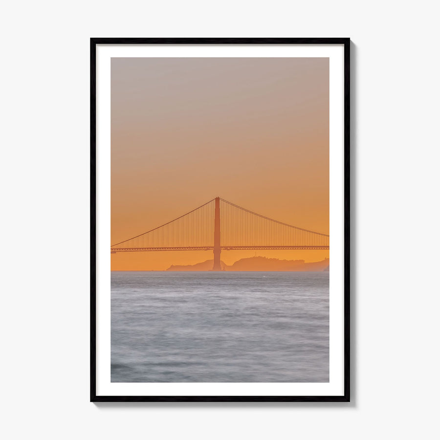 Bay Area Photo No 2 Poster, framed poster mockup, white border