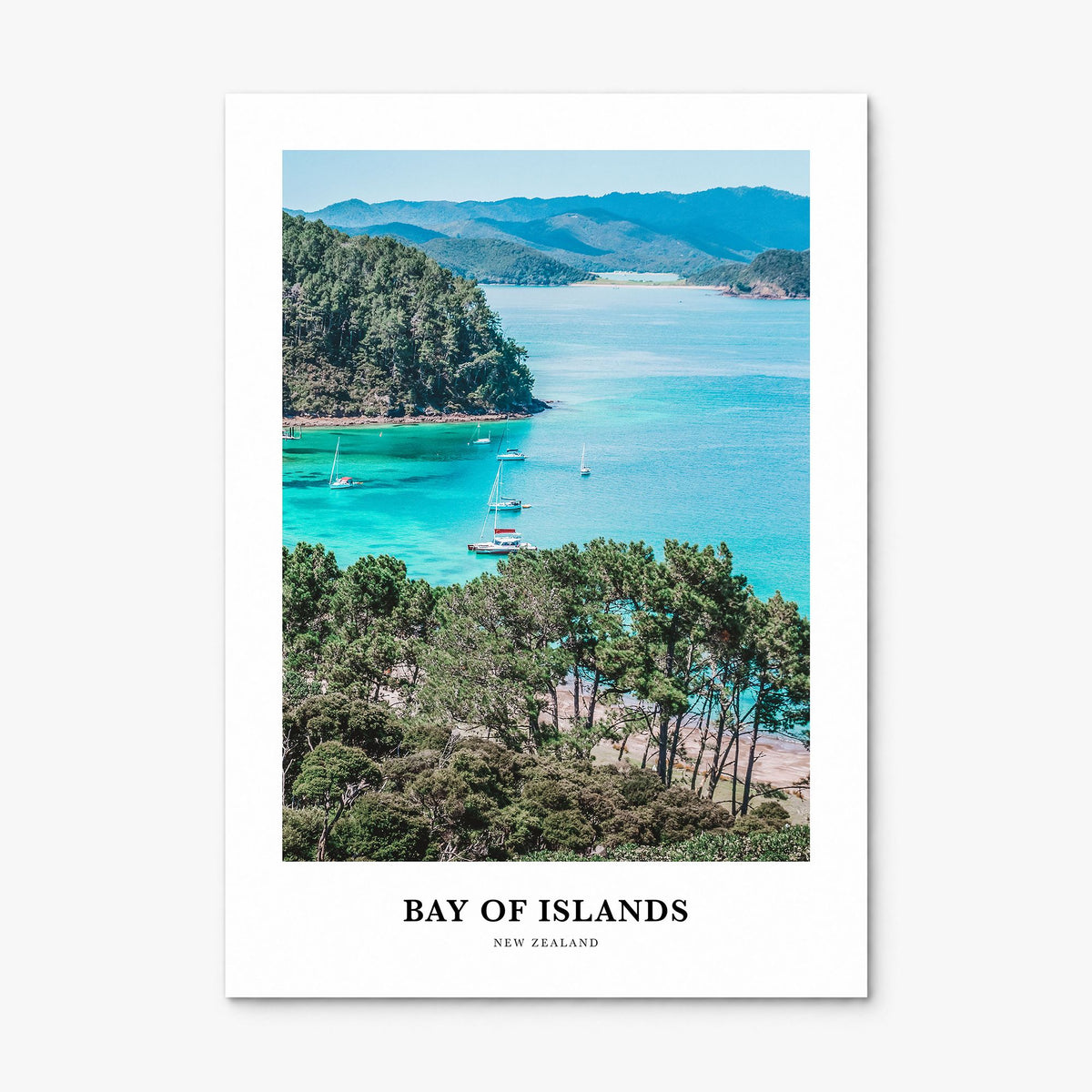 Bay of Islands Classic Poster, print only (unframed)