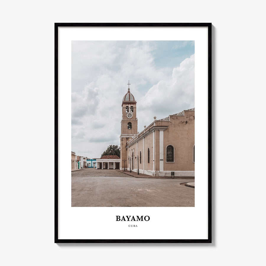 Bayamo Classic Poster, framed poster mockup