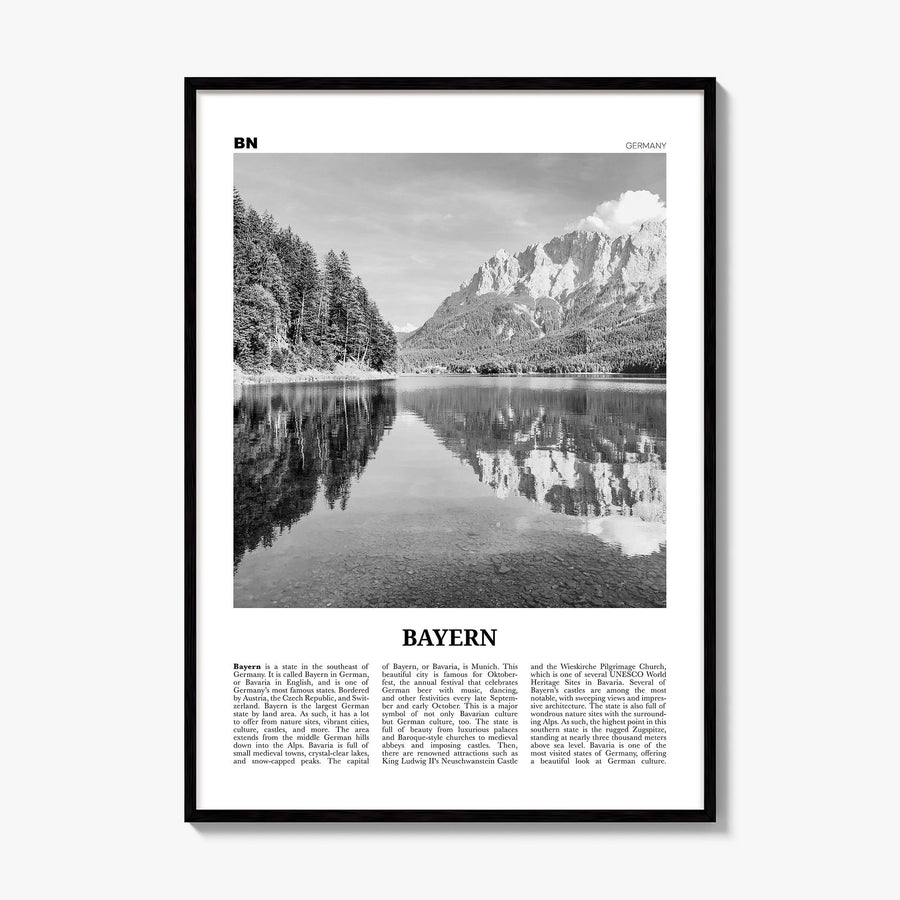 Bayern Newspaper Poster, framed poster mockup