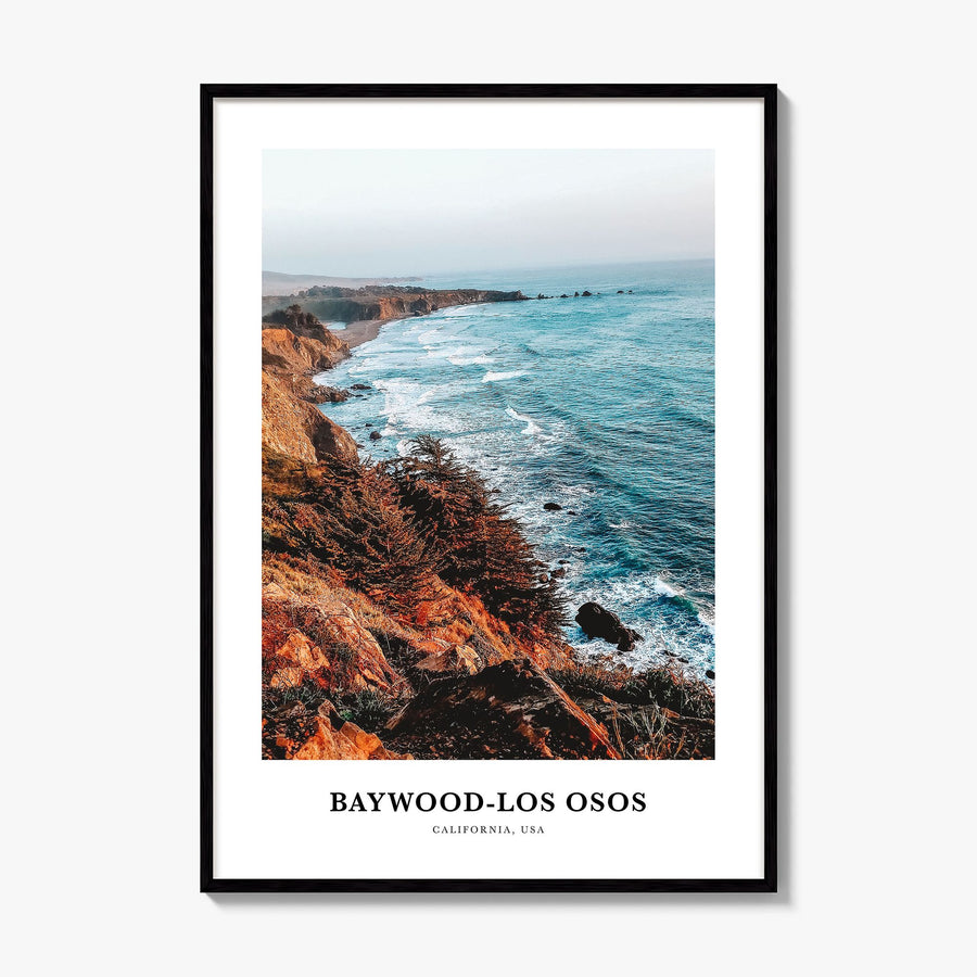 Baywood-Los Osos Classic Poster, framed poster mockup