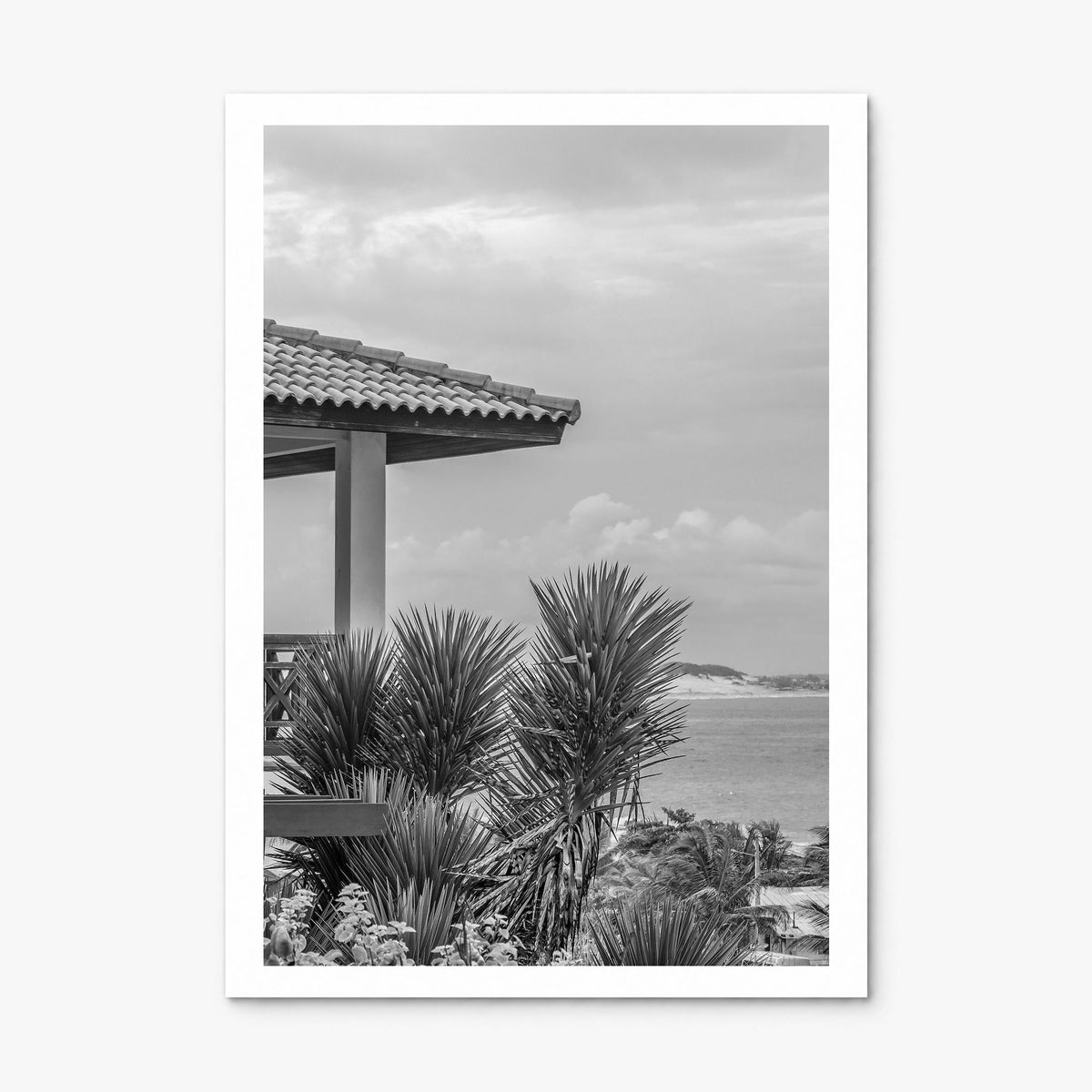 Beach House Photo No 2 Poster, print only (unframed), white border