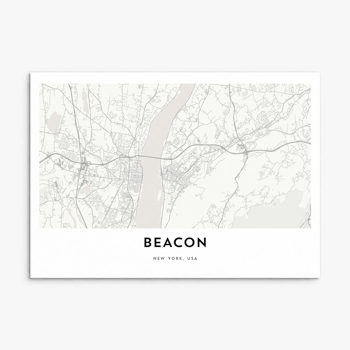 Beacon Map Poster, print only (unframed)