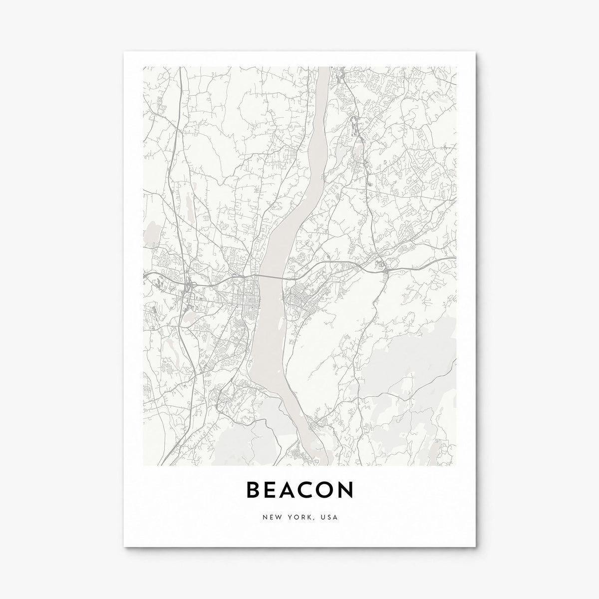 Beacon Map Poster, print only (unframed)