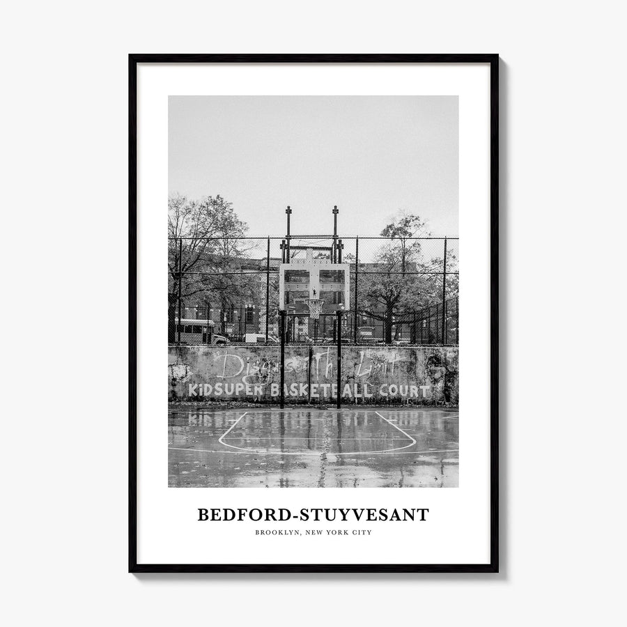 Bedford-Stuyvesant Classic Poster, framed poster mockup