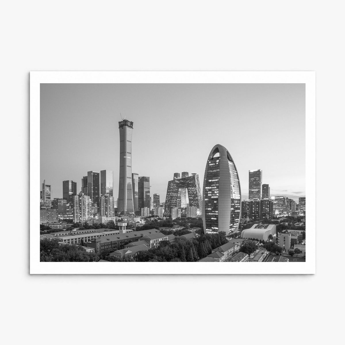 Beijing Photo Poster, print only (unframed), white border