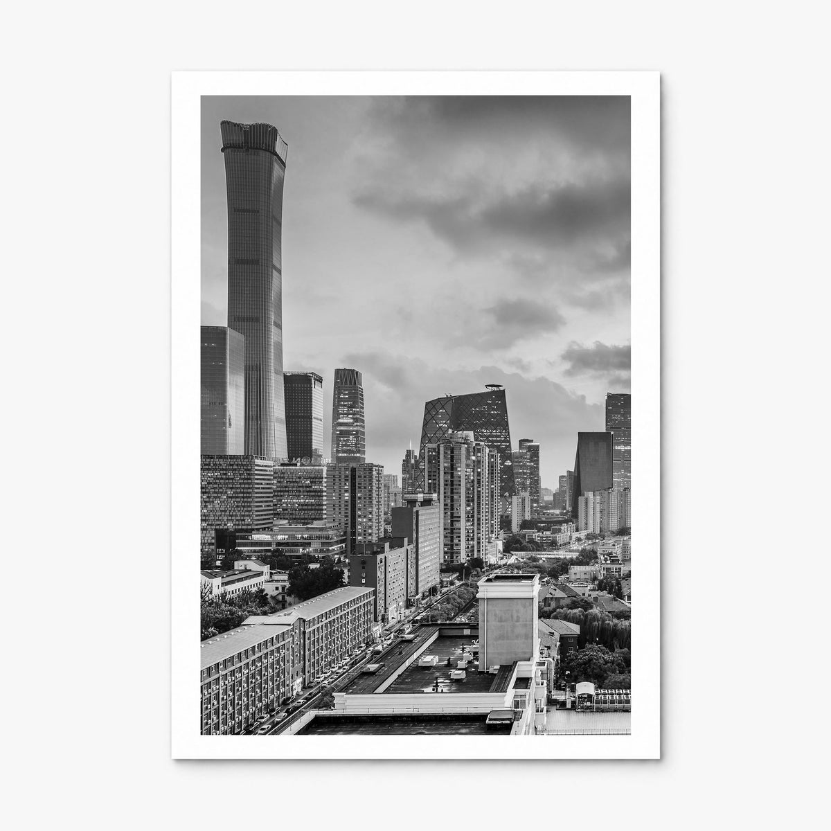 Beijing Photo Poster, print only (unframed), white border