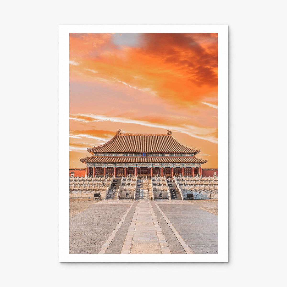 Beijing Photo No 2 Poster, print only (unframed), white border