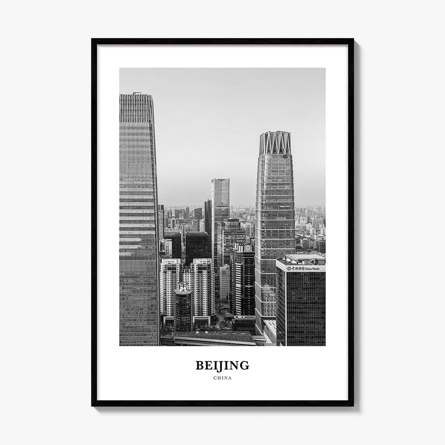 Beijing Classic No 1 Poster, framed poster mockup