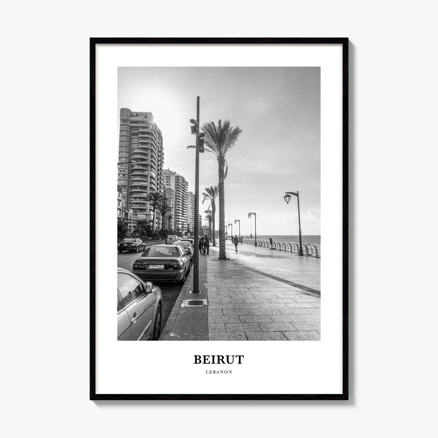 Beirut Classic No 1 Poster, framed poster mockup