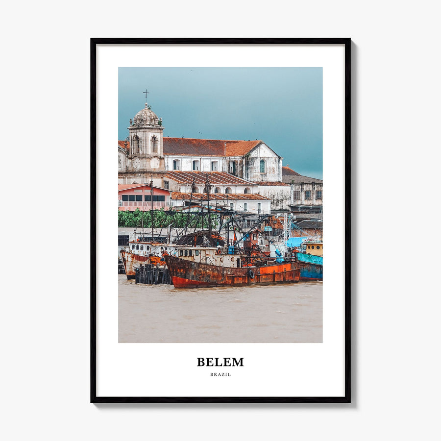 Belém Classic Poster, framed poster mockup