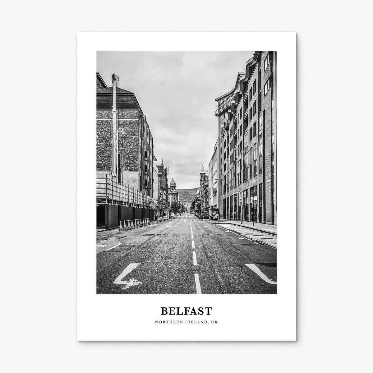 Belfast Classic Poster, print only (unframed)
