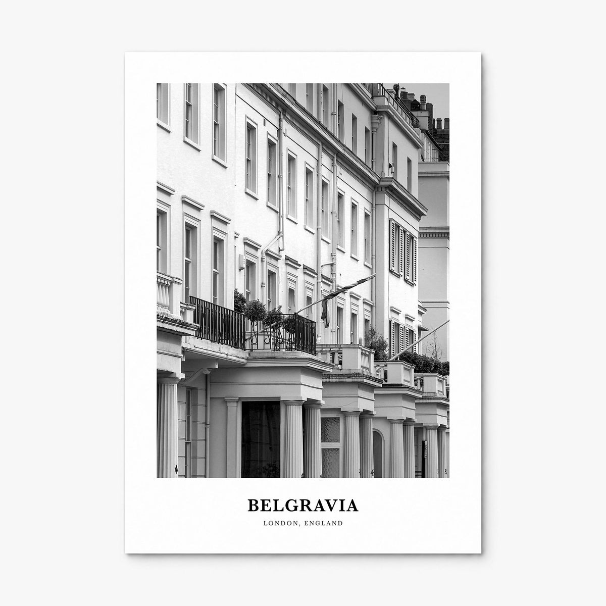 Belgravia Classic Poster, print only (unframed)
