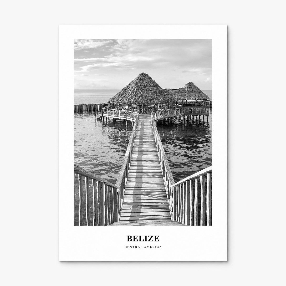 Belize Classic Poster, print only (unframed)