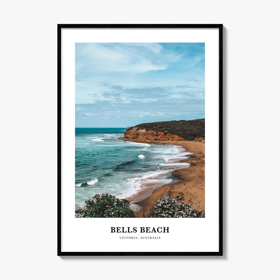 Bells Beach Classic Poster, framed poster mockup