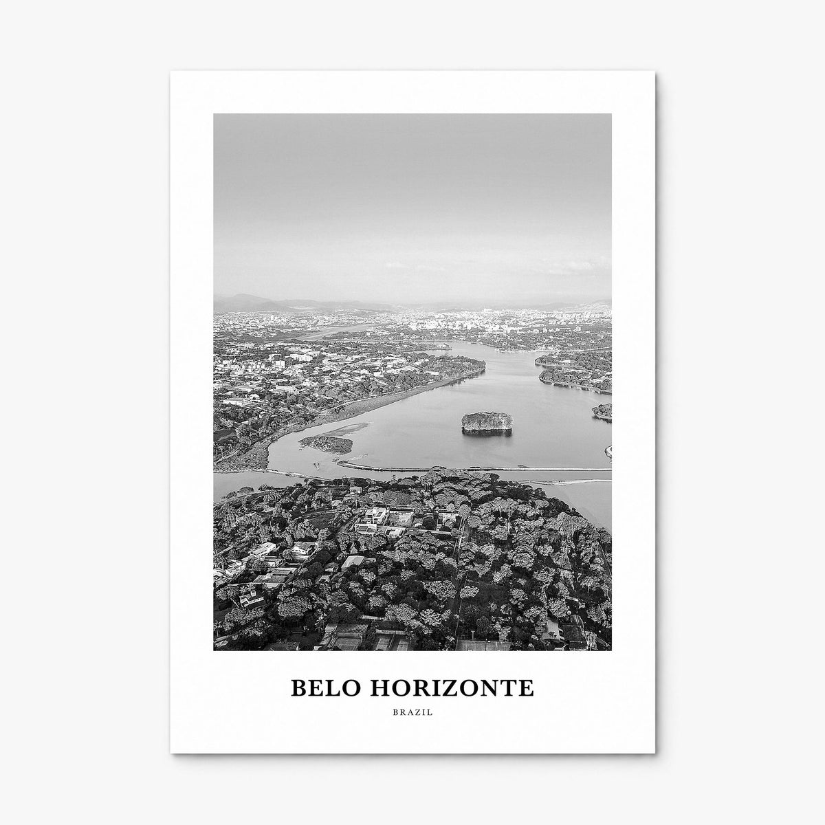 Belo Horizonte Classic Poster, print only (unframed)