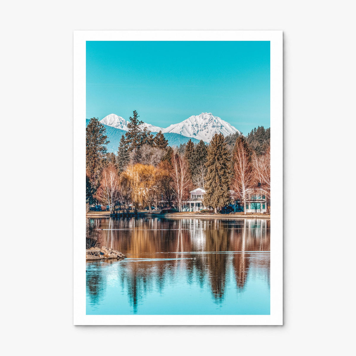 Bend Photo Poster, print only (unframed), white border