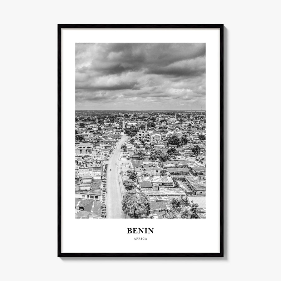 Benin Classic Poster, framed poster mockup