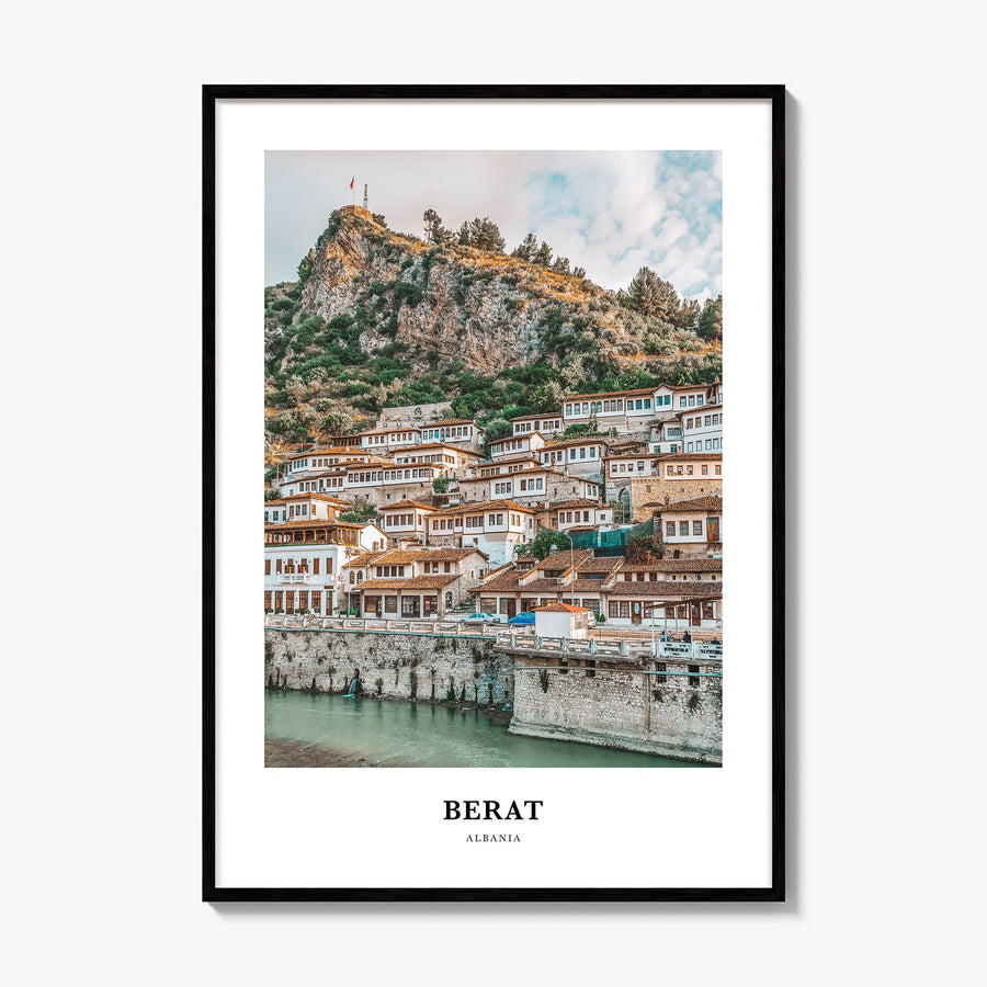 Berat Classic Poster, framed poster mockup