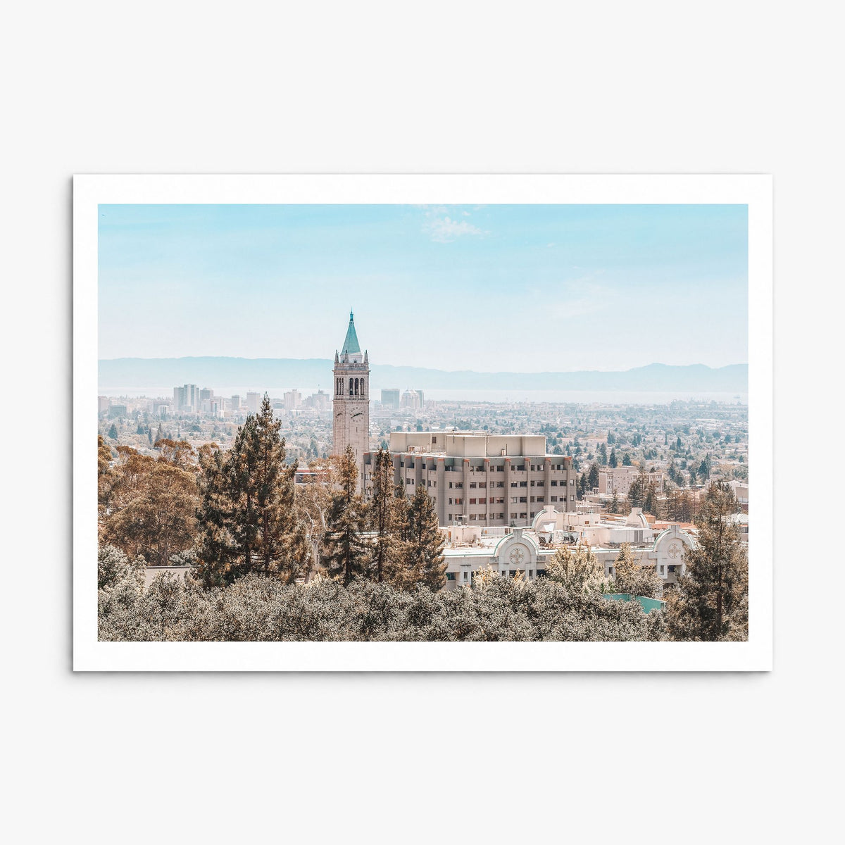 Berkeley Photo Poster, print only (unframed), white border