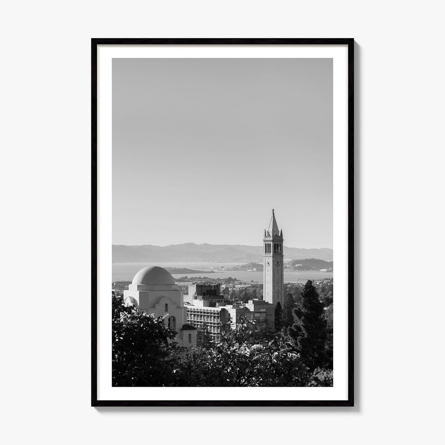 Berkeley Photo No 1 Poster, framed poster mockup, white border