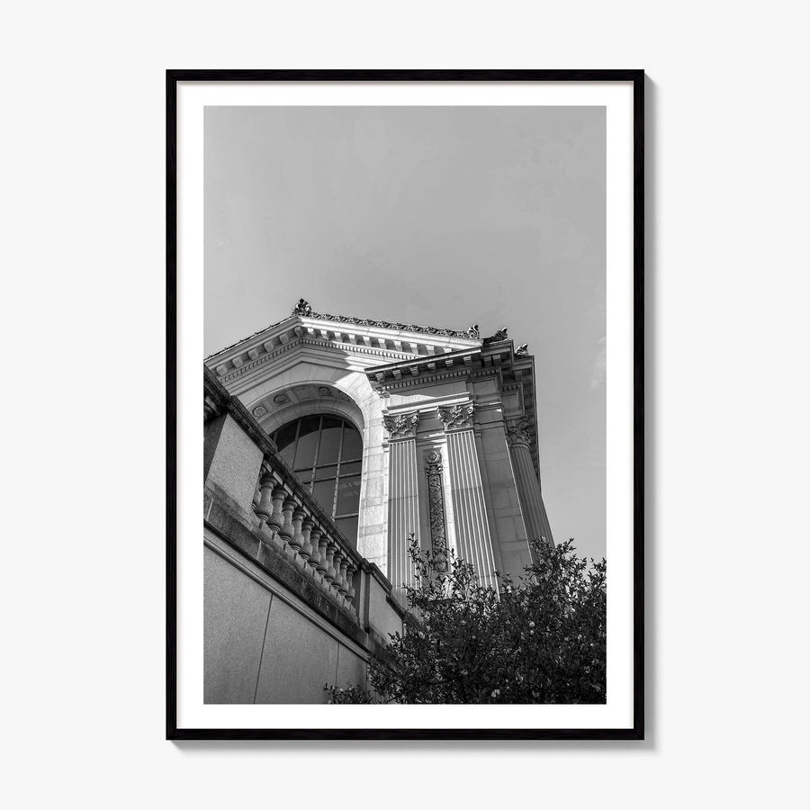 Berkeley Photo No 2 Poster, framed poster mockup, white border