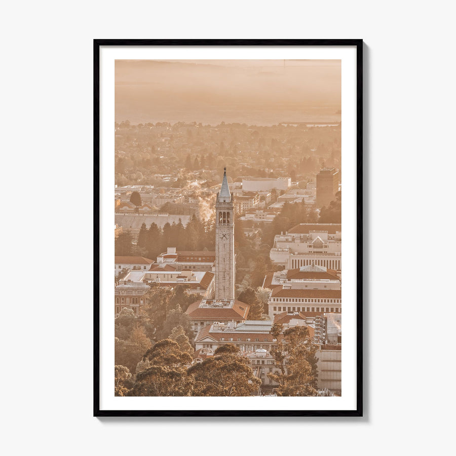 Berkeley Photo No 1 Poster, framed poster mockup, white border