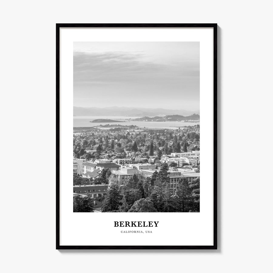 Berkeley Classic Poster, framed poster mockup