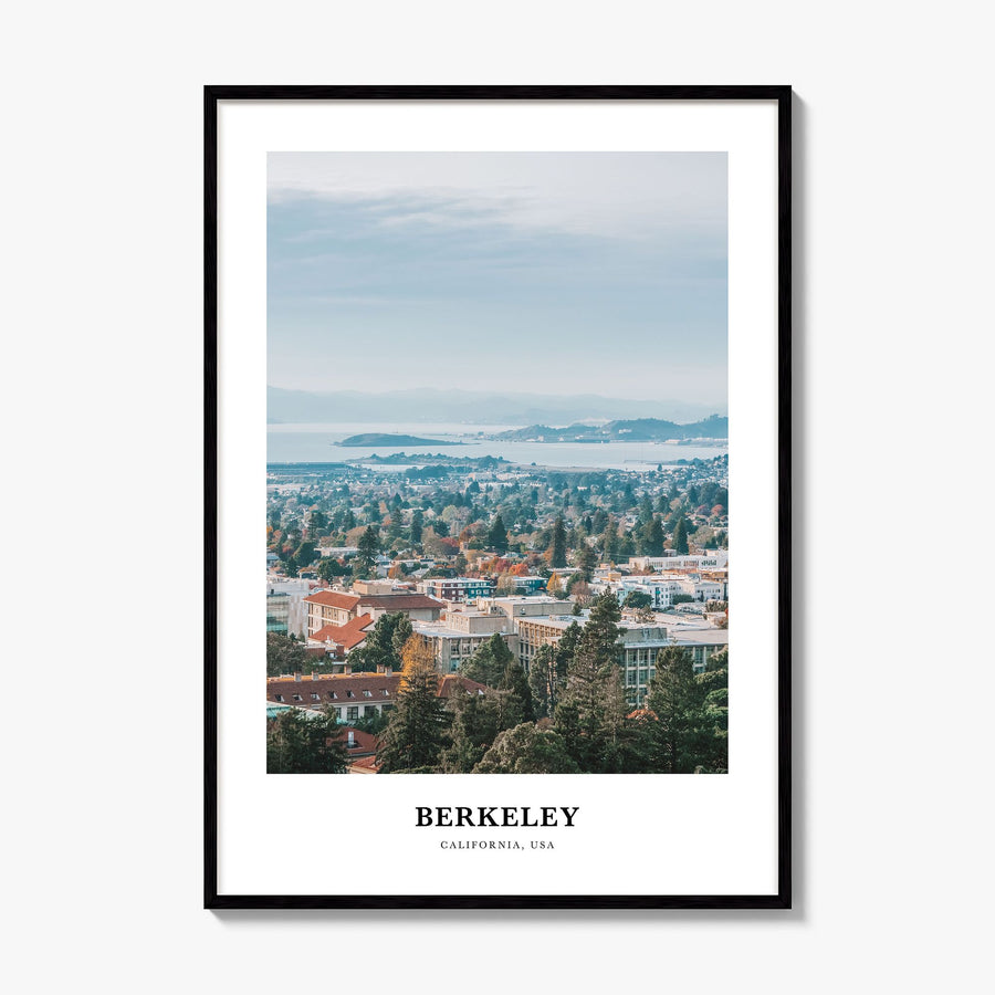 Berkeley Classic Poster, framed poster mockup