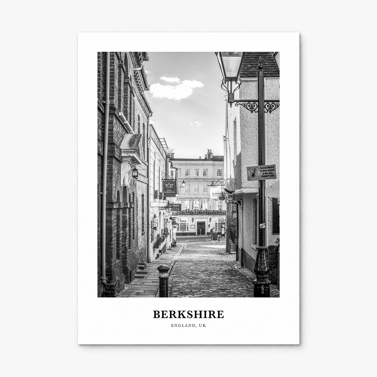 Berkshire, England Classic Poster, print only (unframed)