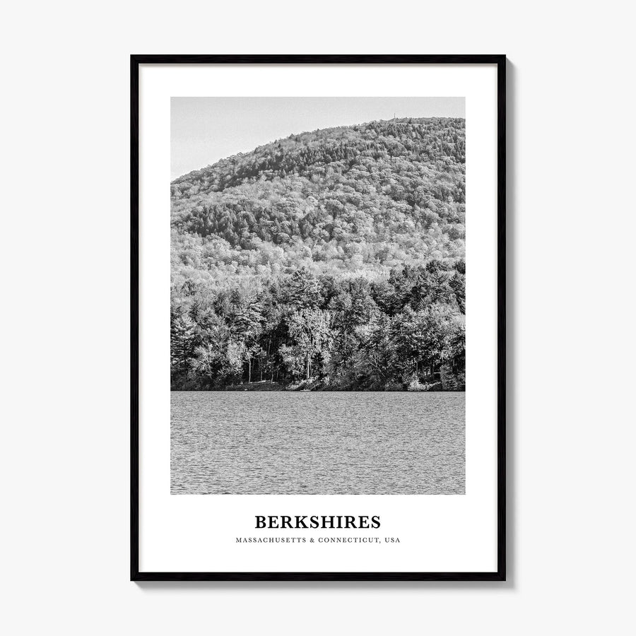 Berkshires Classic Poster, framed poster mockup