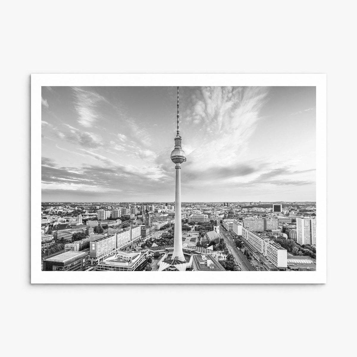 Berlin Photo Poster, print only (unframed), white border