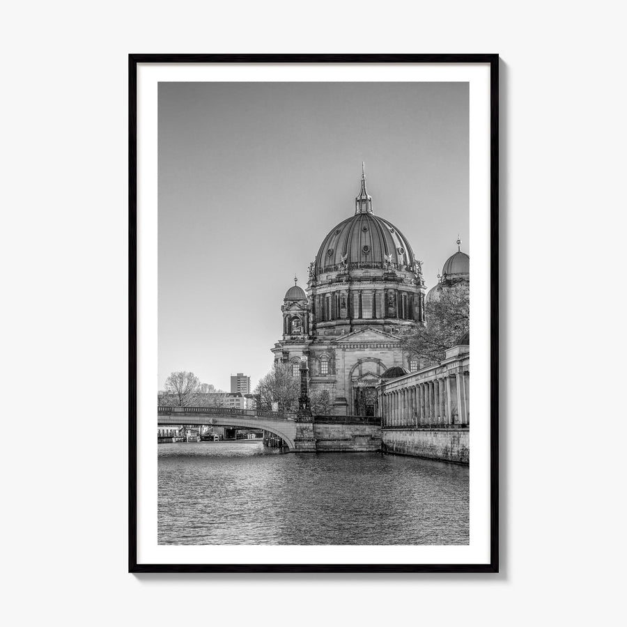 Berlin Photo No 2 Poster, framed poster mockup, white border