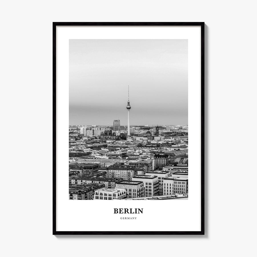 Berlin Classic No 1 Poster, framed poster mockup