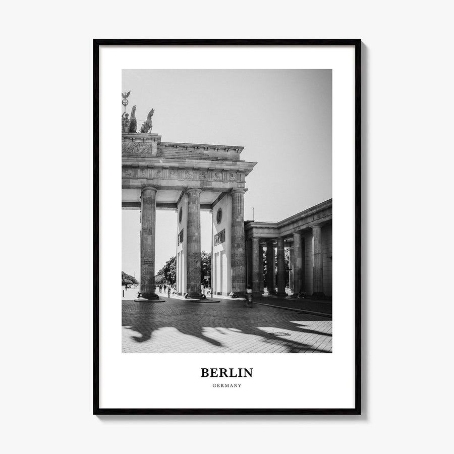 Berlin Classic No 2 Poster, framed poster mockup