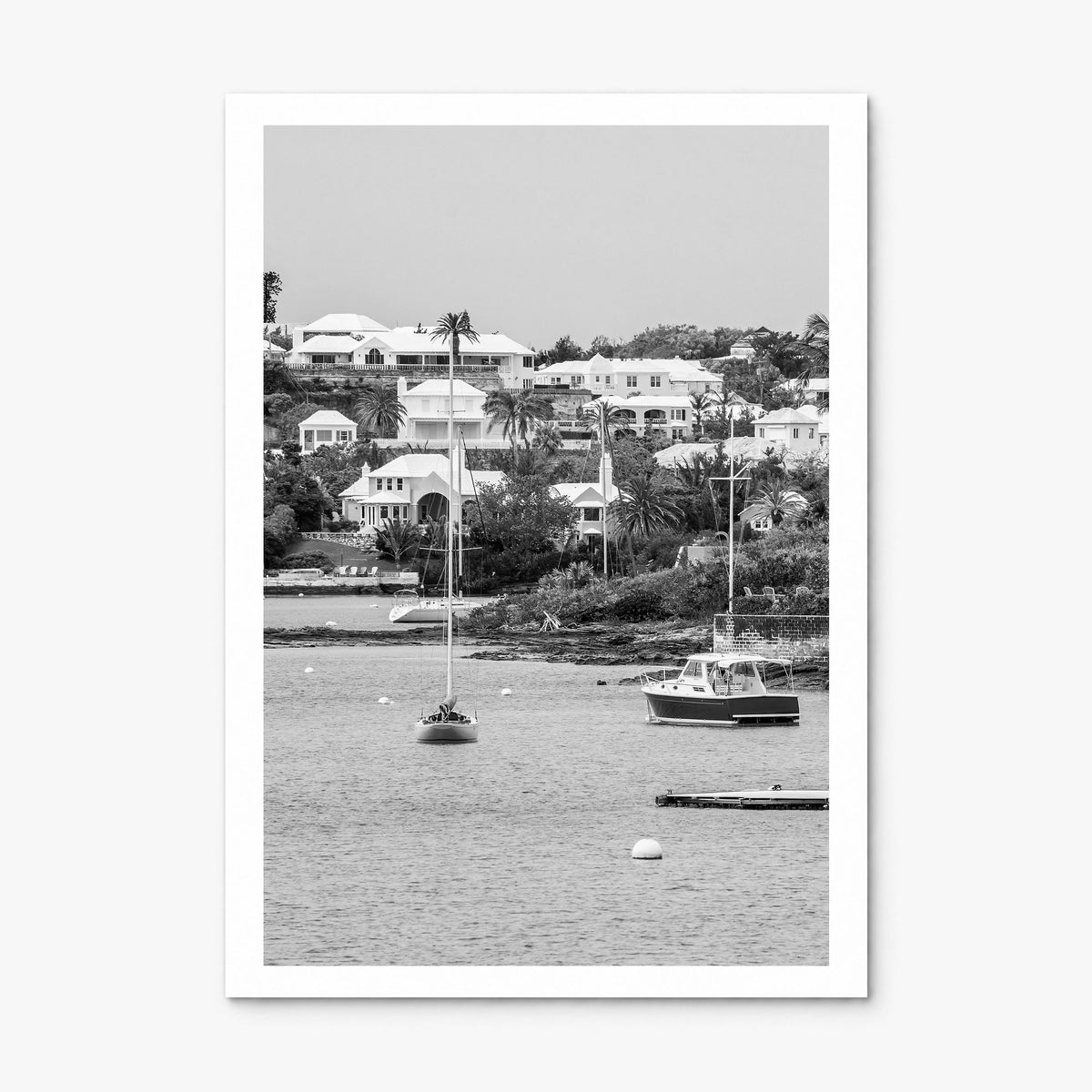 Bermuda Photo Poster, print only (unframed), white border