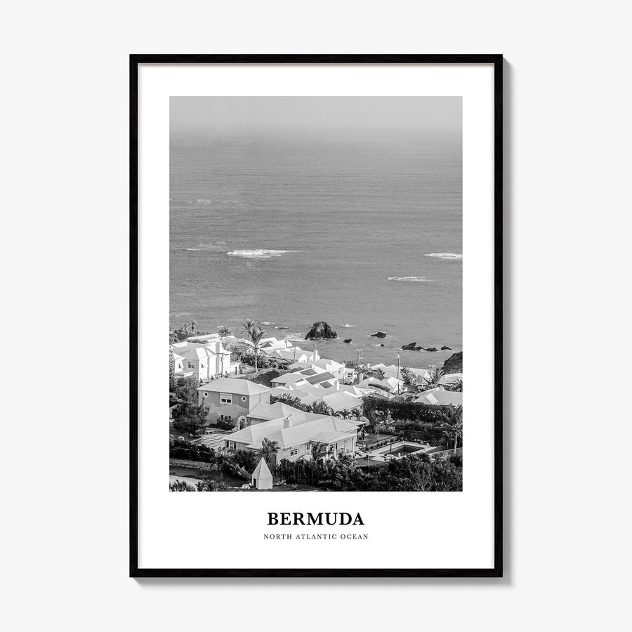Bermuda Classic Poster, framed poster mockup