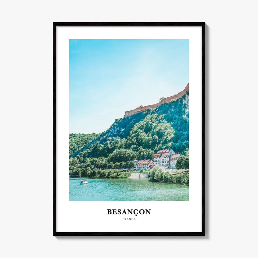 Besançon Classic Poster, framed poster mockup