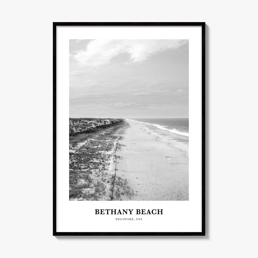 Bethany Beach Classic Poster, framed poster mockup